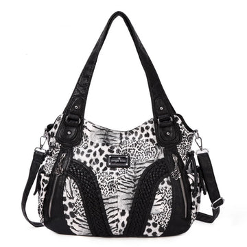 Qfdian 2025 Women Vintage Fashion Handbags High-capacity Office Lady Y2k Tote Bags All Match Luxury Design Shoulder Underarm Bag Korean